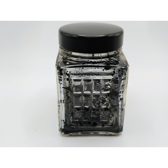 Vintage Russia Cement Co. Signet Blue Black Ink Glass Bottle & Cap 1940's EMPTY - Picture 4 of 7